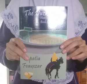 It's real! I hold her novel! Masha;Allah! You've made my day, Sis!  
