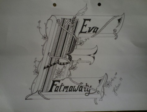 E for Eva my name. :)